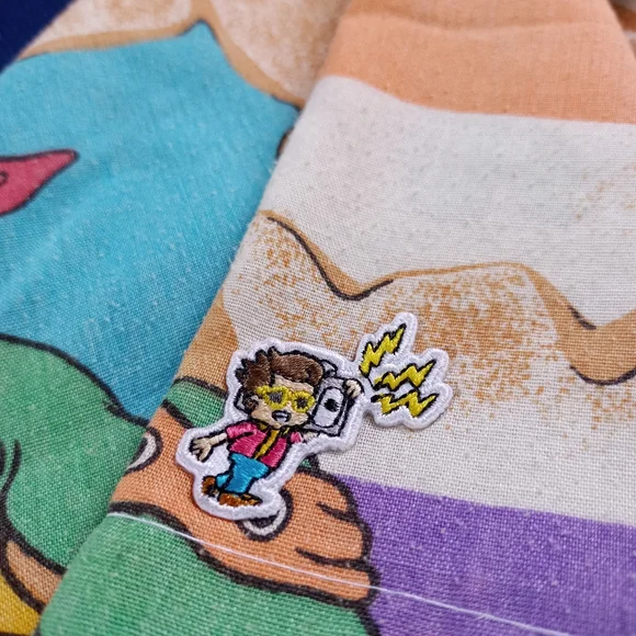 Custom Reworked Vintage 1988 Teenage Mutant Ninja Turtles Bennygonia Shorts - Picture 2 of 7